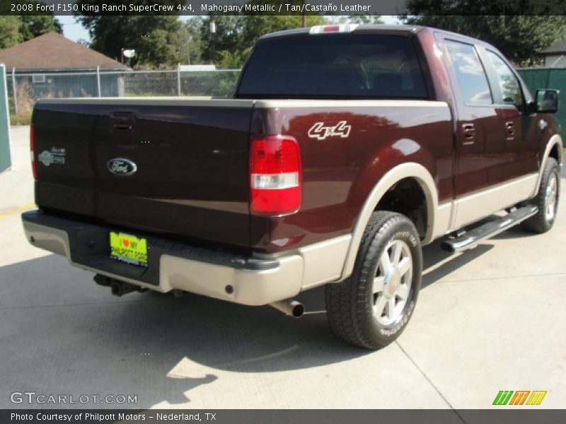 Mahogany Metallic / Tan/Castaño Leather 2008 Ford F150 King Ranch SuperCrew 4x4