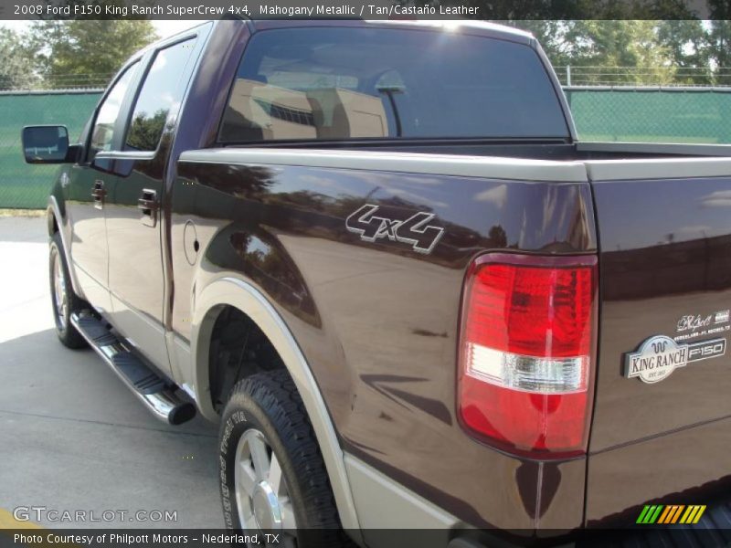 Mahogany Metallic / Tan/Castaño Leather 2008 Ford F150 King Ranch SuperCrew 4x4