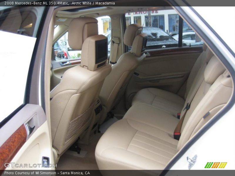 Arctic White / Macadamia 2008 Mercedes-Benz ML 350 4Matic