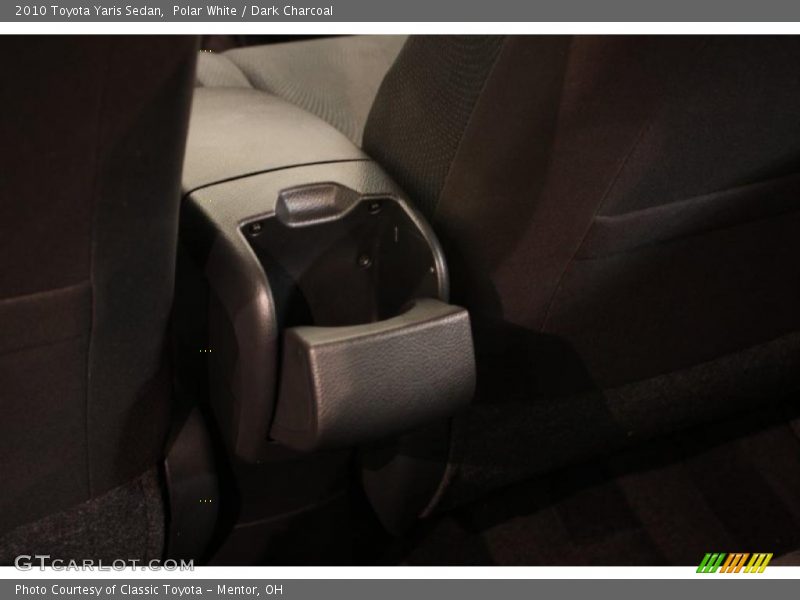 Polar White / Dark Charcoal 2010 Toyota Yaris Sedan