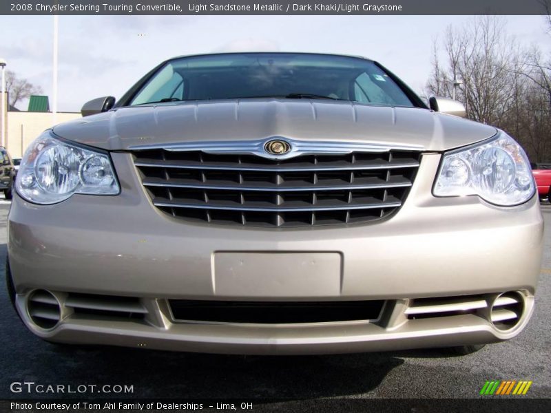 Light Sandstone Metallic / Dark Khaki/Light Graystone 2008 Chrysler Sebring Touring Convertible