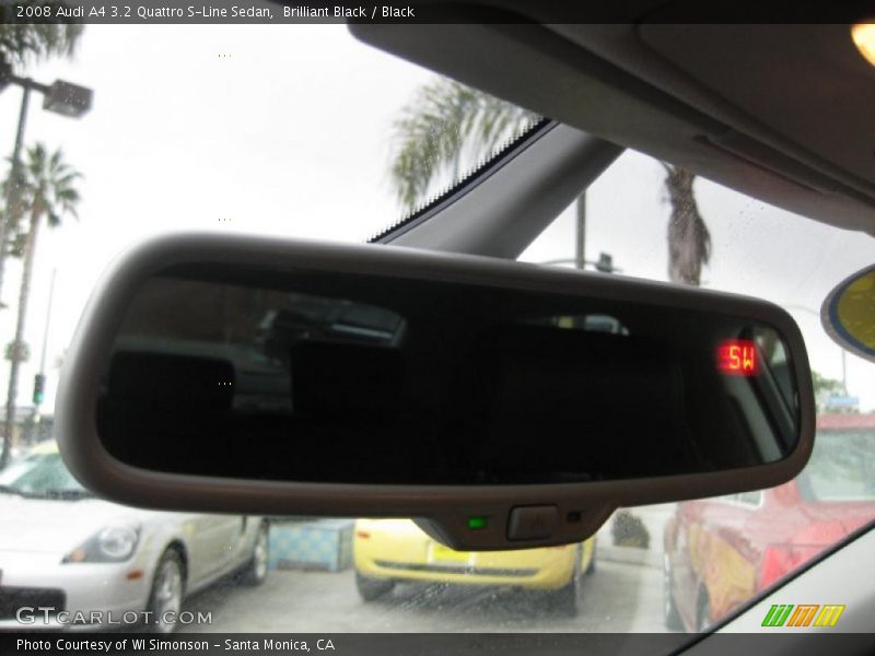 Brilliant Black / Black 2008 Audi A4 3.2 Quattro S-Line Sedan