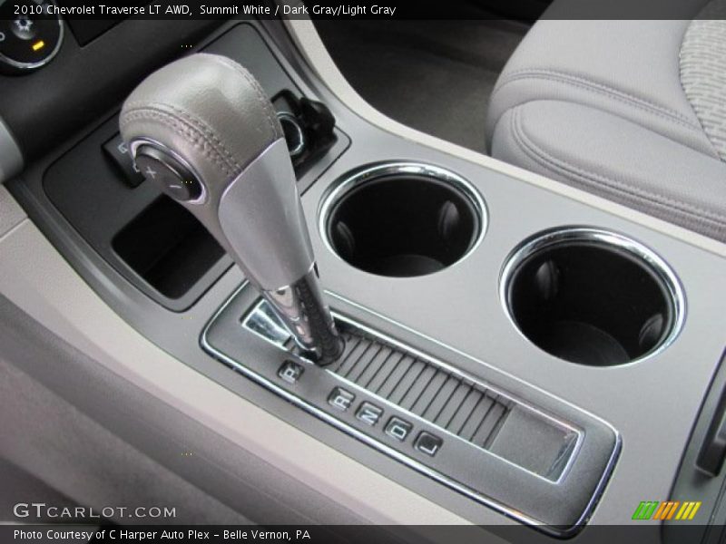 Summit White / Dark Gray/Light Gray 2010 Chevrolet Traverse LT AWD