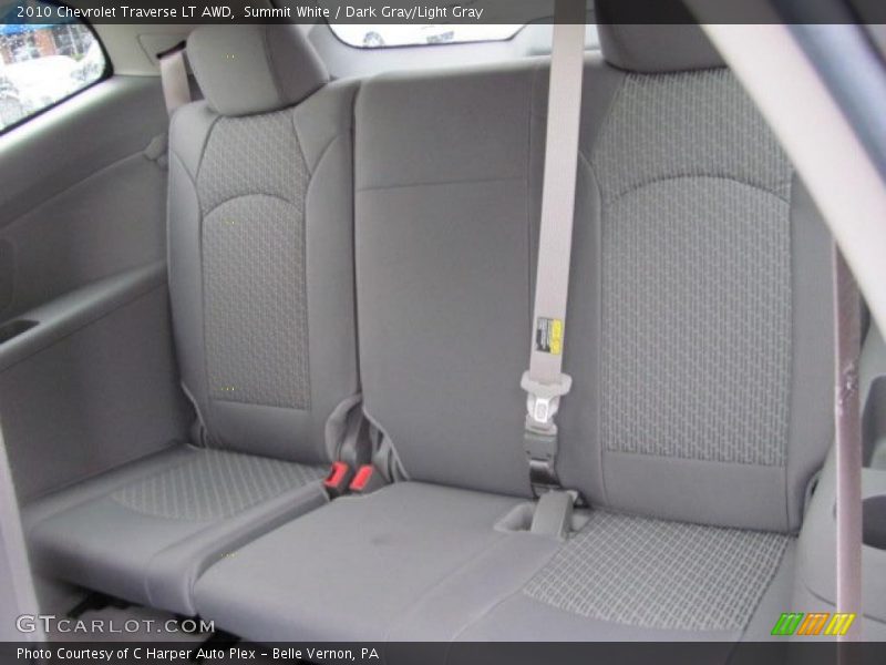 Summit White / Dark Gray/Light Gray 2010 Chevrolet Traverse LT AWD