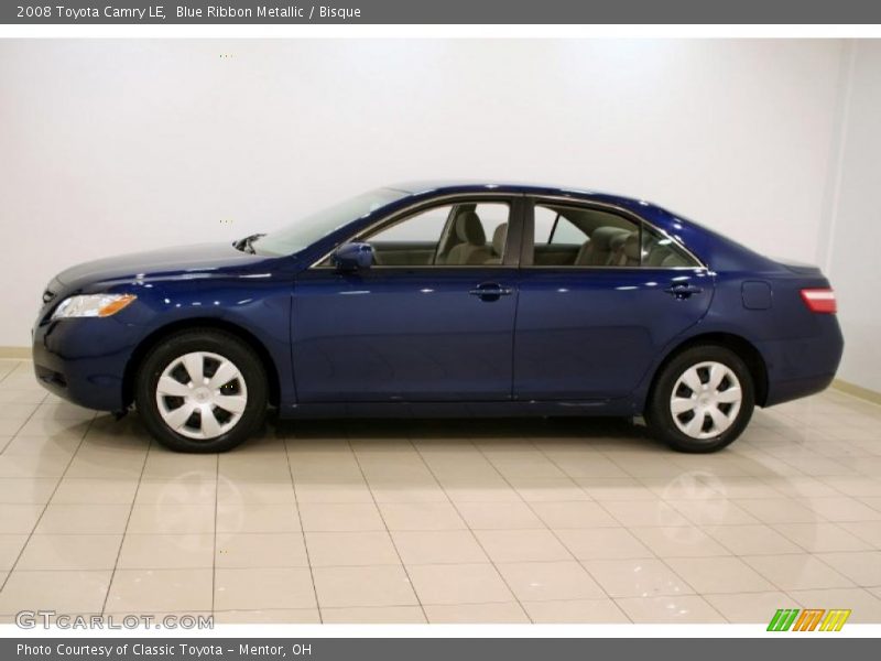 Blue Ribbon Metallic / Bisque 2008 Toyota Camry LE