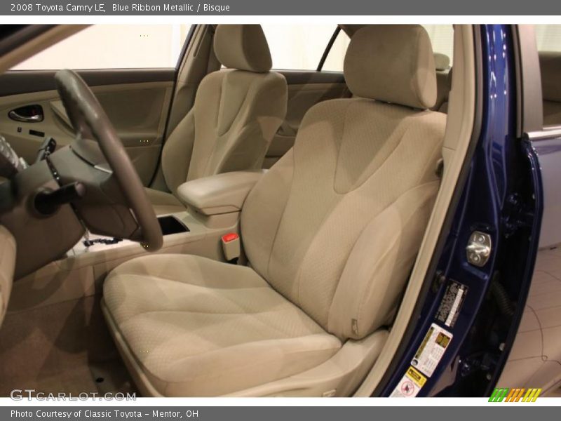 Blue Ribbon Metallic / Bisque 2008 Toyota Camry LE