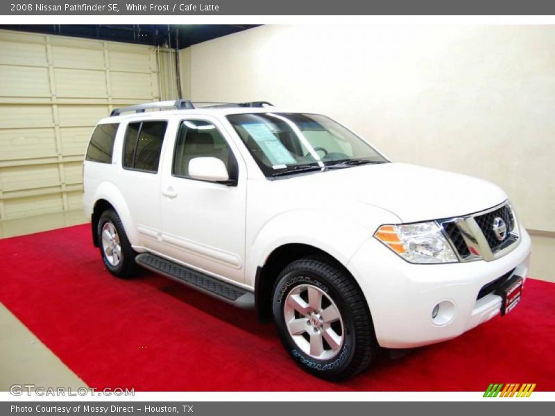 White Frost / Cafe Latte 2008 Nissan Pathfinder SE