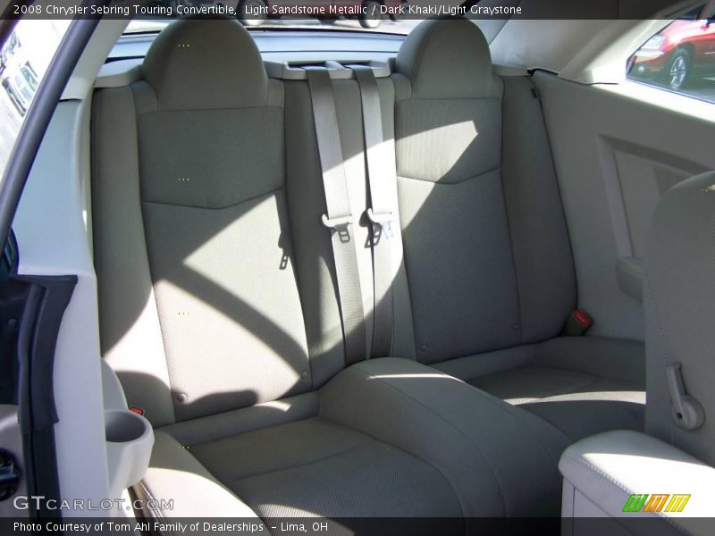 Light Sandstone Metallic / Dark Khaki/Light Graystone 2008 Chrysler Sebring Touring Convertible