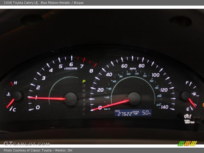 Blue Ribbon Metallic / Bisque 2008 Toyota Camry LE