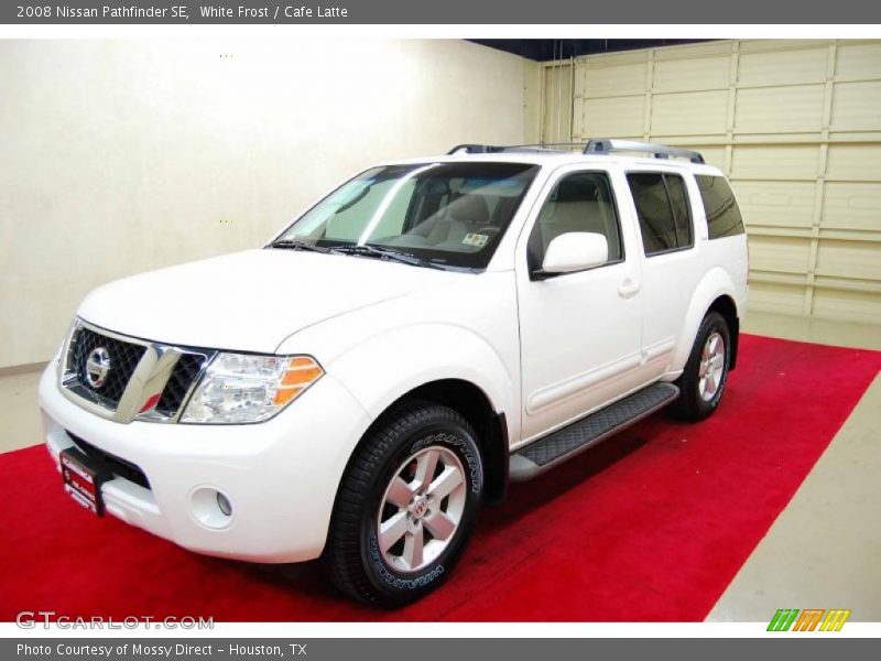 White Frost / Cafe Latte 2008 Nissan Pathfinder SE