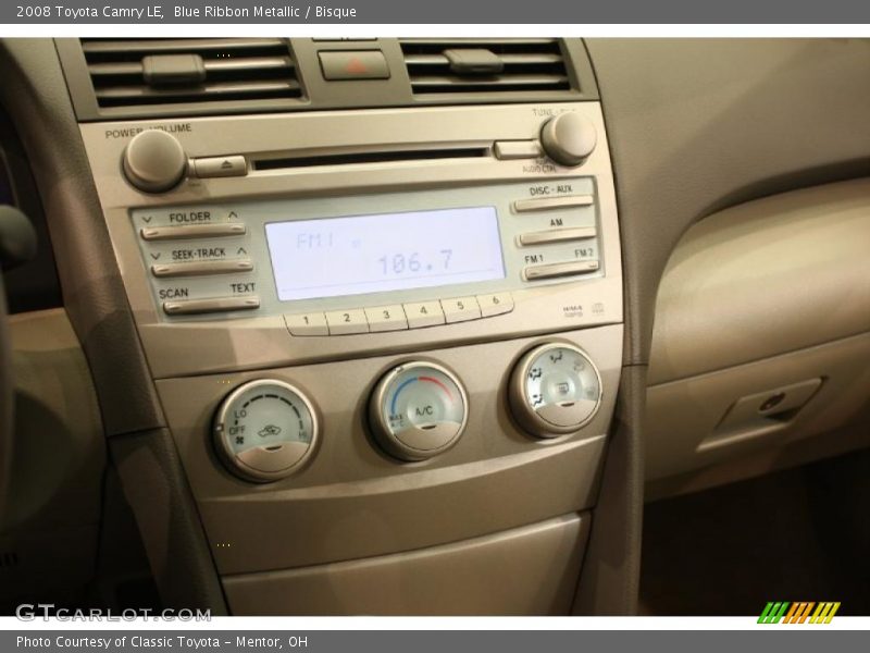 Blue Ribbon Metallic / Bisque 2008 Toyota Camry LE