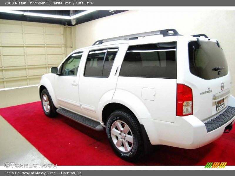 White Frost / Cafe Latte 2008 Nissan Pathfinder SE