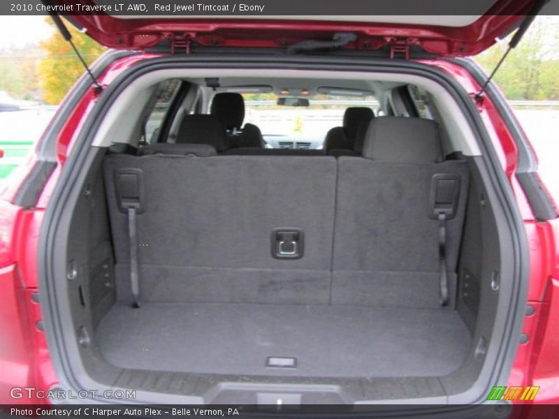 Red Jewel Tintcoat / Ebony 2010 Chevrolet Traverse LT AWD