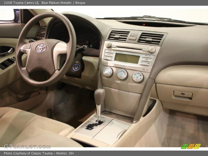 Blue Ribbon Metallic / Bisque 2008 Toyota Camry LE