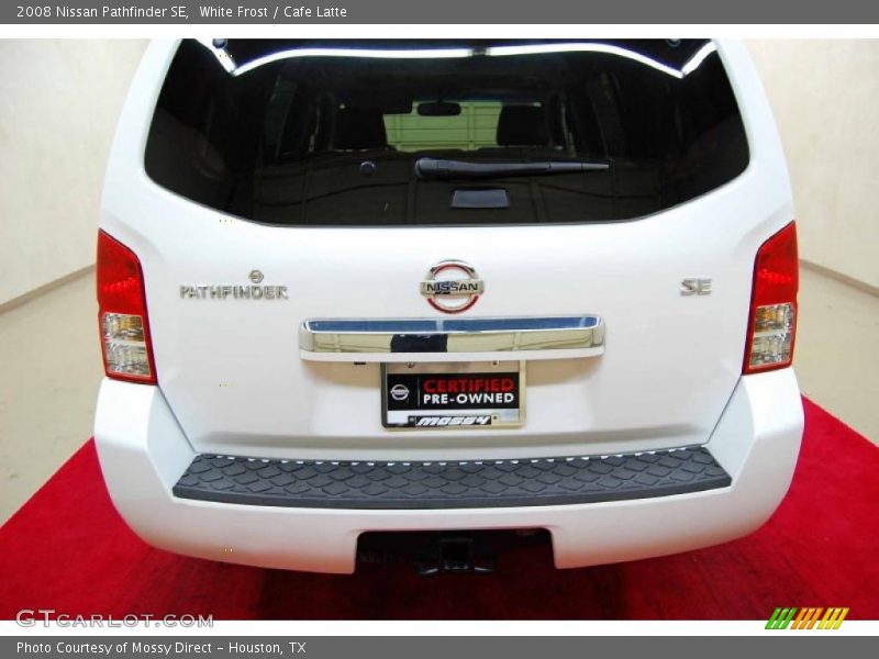 White Frost / Cafe Latte 2008 Nissan Pathfinder SE