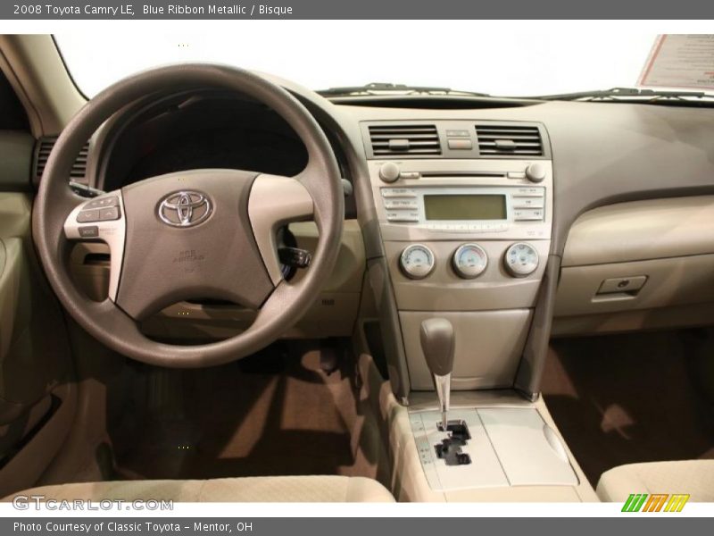 Blue Ribbon Metallic / Bisque 2008 Toyota Camry LE