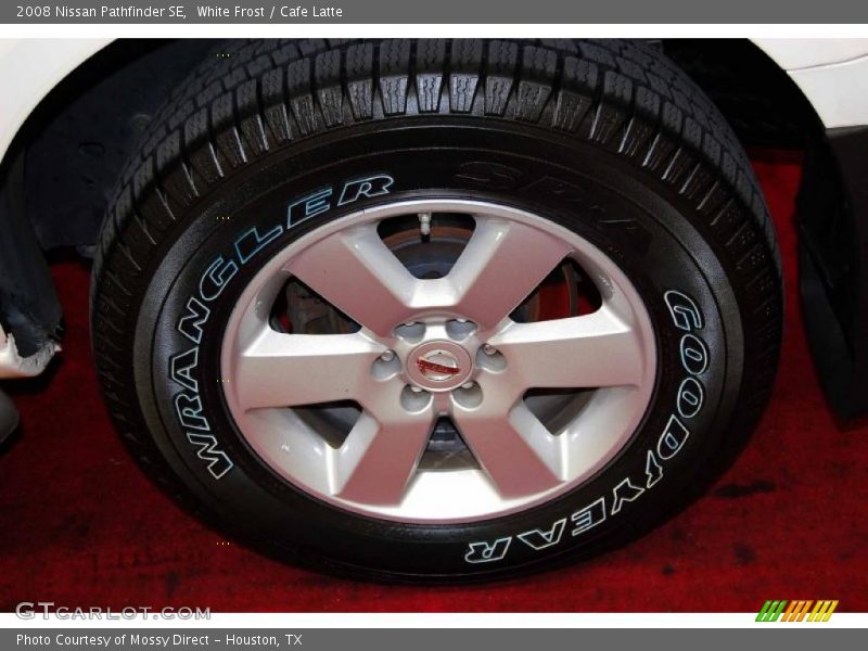 White Frost / Cafe Latte 2008 Nissan Pathfinder SE