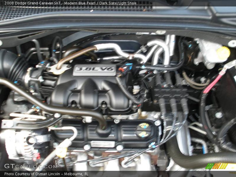 Modern Blue Pearl / Dark Slate/Light Shale 2008 Dodge Grand Caravan SXT