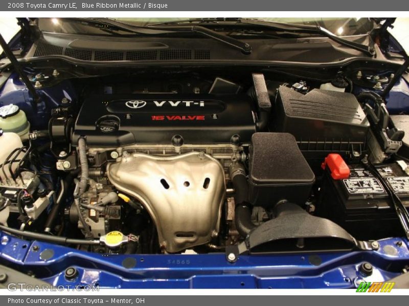 Blue Ribbon Metallic / Bisque 2008 Toyota Camry LE