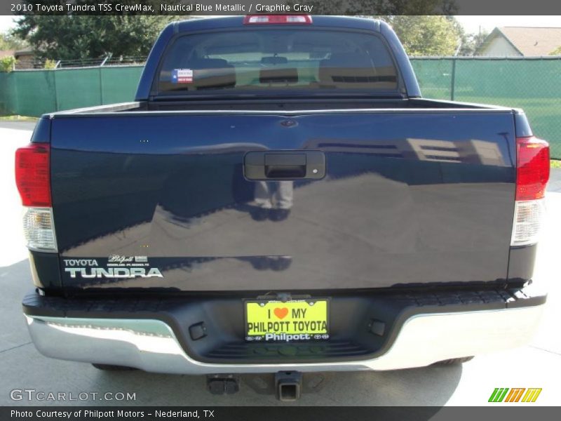 Nautical Blue Metallic / Graphite Gray 2010 Toyota Tundra TSS CrewMax