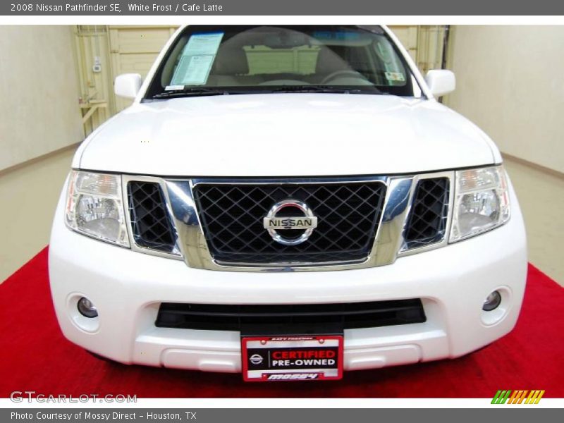 White Frost / Cafe Latte 2008 Nissan Pathfinder SE