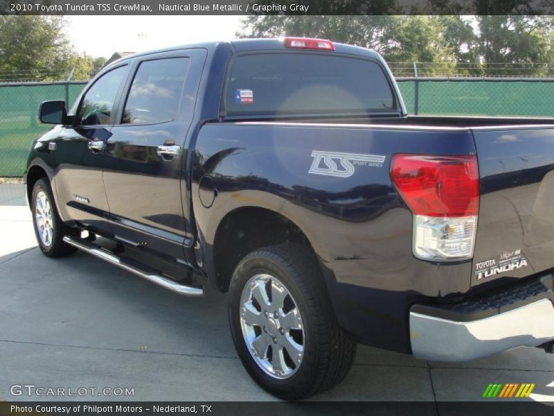 Nautical Blue Metallic / Graphite Gray 2010 Toyota Tundra TSS CrewMax