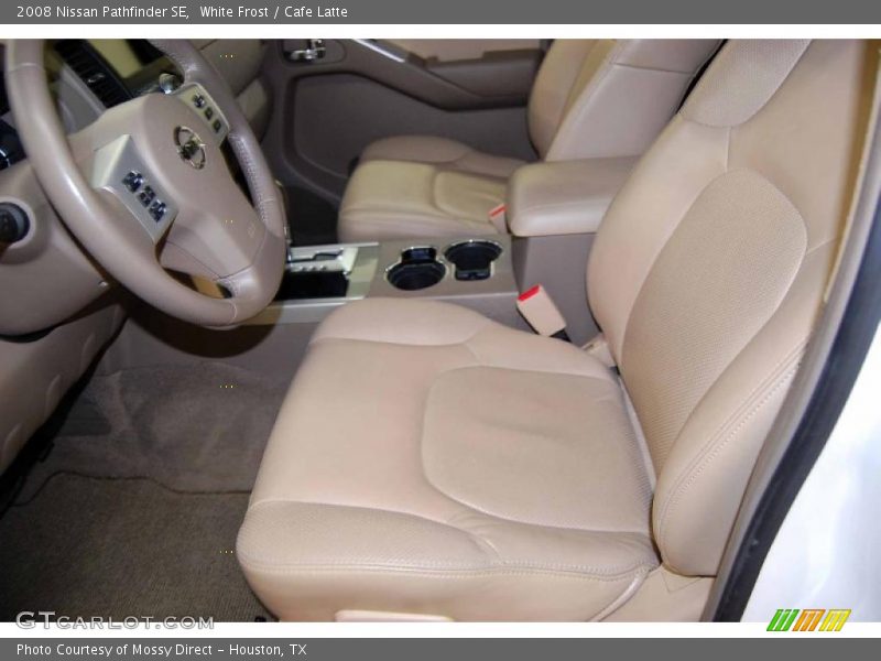 White Frost / Cafe Latte 2008 Nissan Pathfinder SE