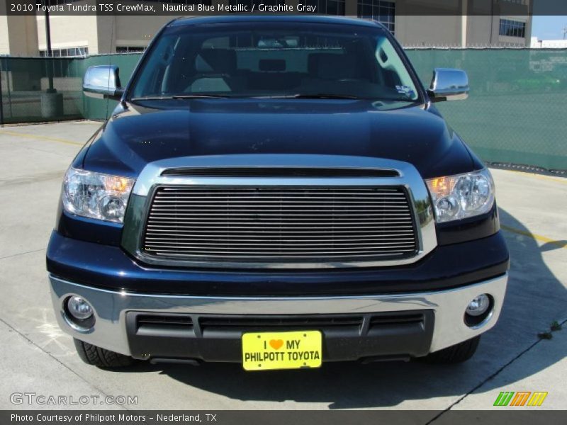Nautical Blue Metallic / Graphite Gray 2010 Toyota Tundra TSS CrewMax