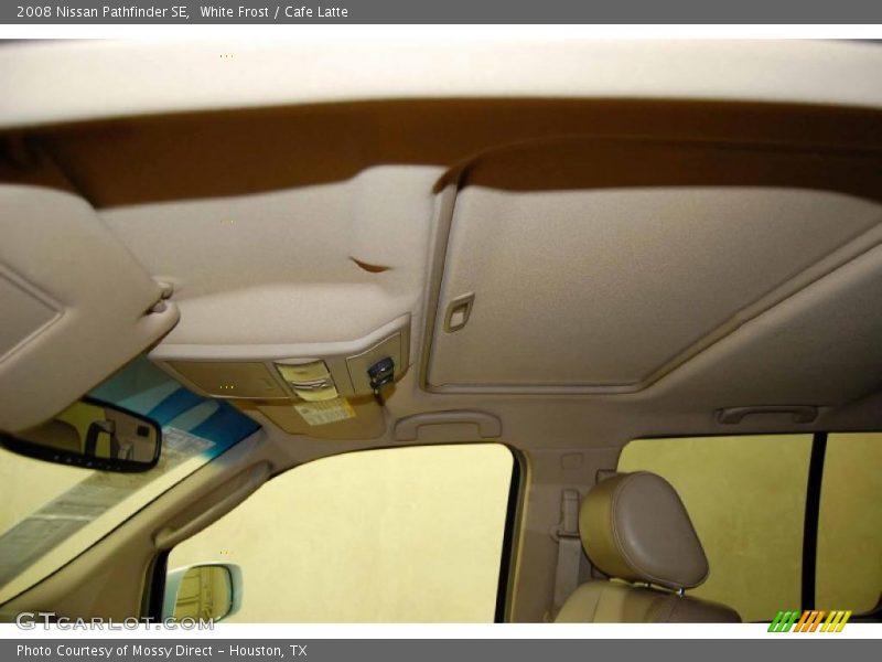 White Frost / Cafe Latte 2008 Nissan Pathfinder SE