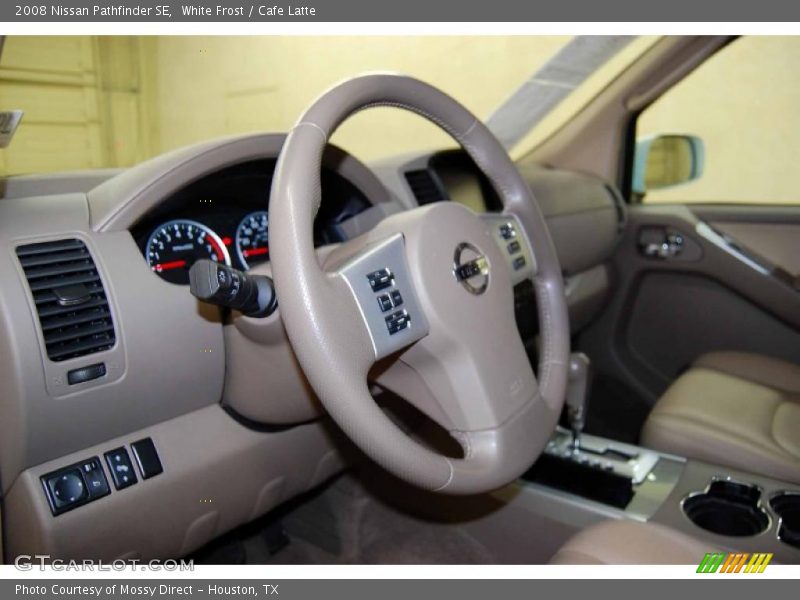 White Frost / Cafe Latte 2008 Nissan Pathfinder SE