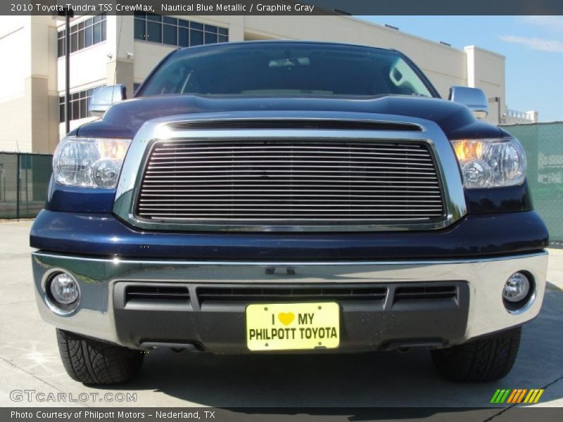 Nautical Blue Metallic / Graphite Gray 2010 Toyota Tundra TSS CrewMax