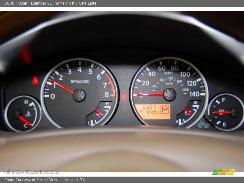 White Frost / Cafe Latte 2008 Nissan Pathfinder SE
