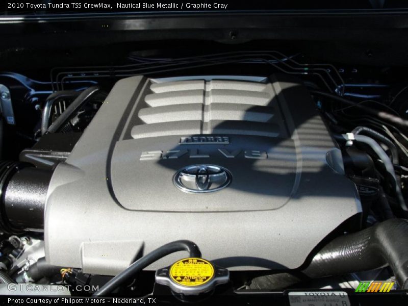 Nautical Blue Metallic / Graphite Gray 2010 Toyota Tundra TSS CrewMax