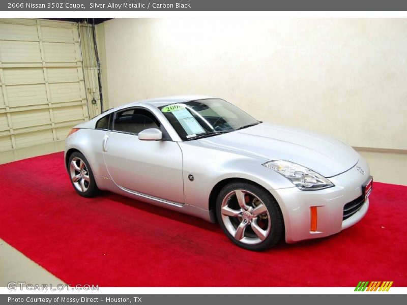 Silver Alloy Metallic / Carbon Black 2006 Nissan 350Z Coupe