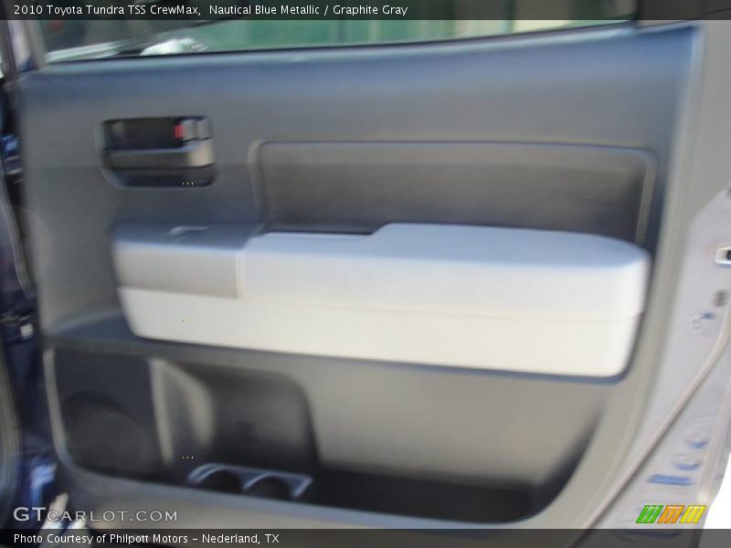 Nautical Blue Metallic / Graphite Gray 2010 Toyota Tundra TSS CrewMax