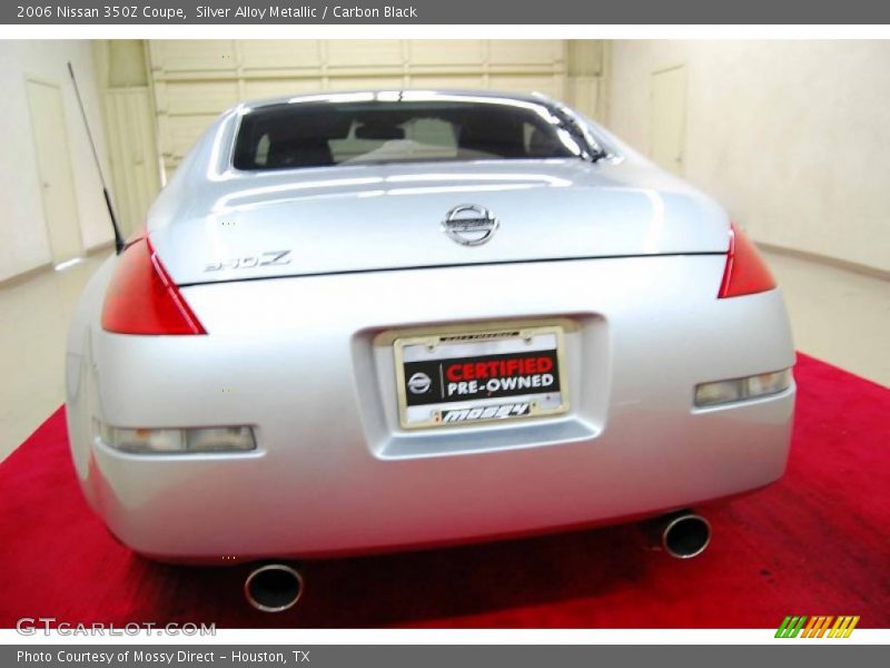 Silver Alloy Metallic / Carbon Black 2006 Nissan 350Z Coupe