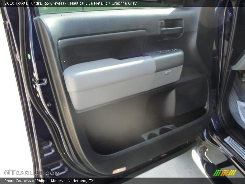 Nautical Blue Metallic / Graphite Gray 2010 Toyota Tundra TSS CrewMax