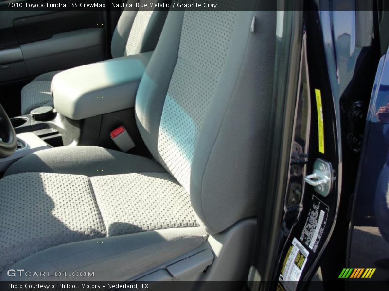 Nautical Blue Metallic / Graphite Gray 2010 Toyota Tundra TSS CrewMax