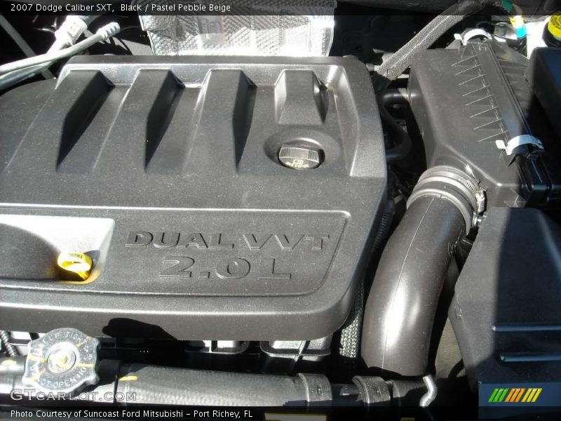 Black / Pastel Pebble Beige 2007 Dodge Caliber SXT