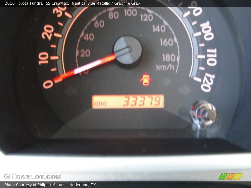 Nautical Blue Metallic / Graphite Gray 2010 Toyota Tundra TSS CrewMax