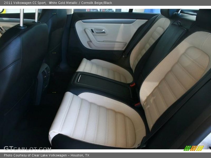 White Gold Metallic / Cornsilk Beige/Black 2011 Volkswagen CC Sport