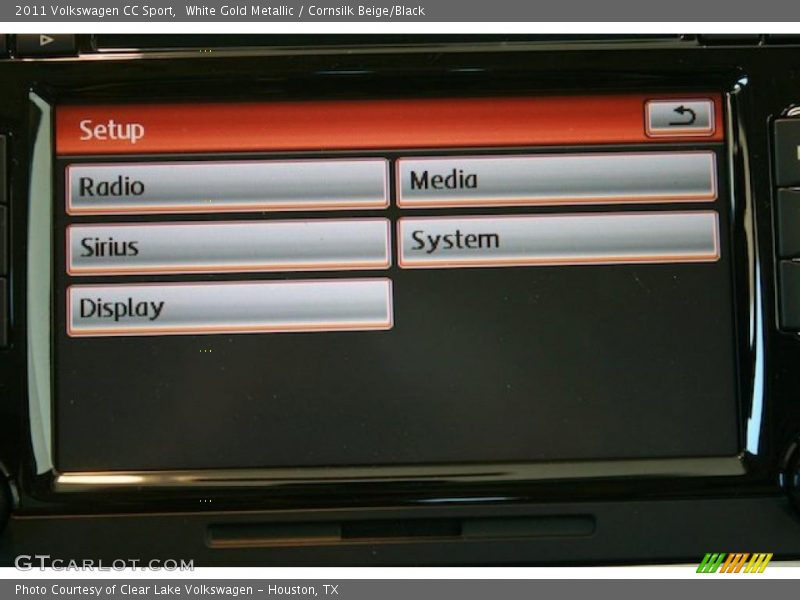 White Gold Metallic / Cornsilk Beige/Black 2011 Volkswagen CC Sport
