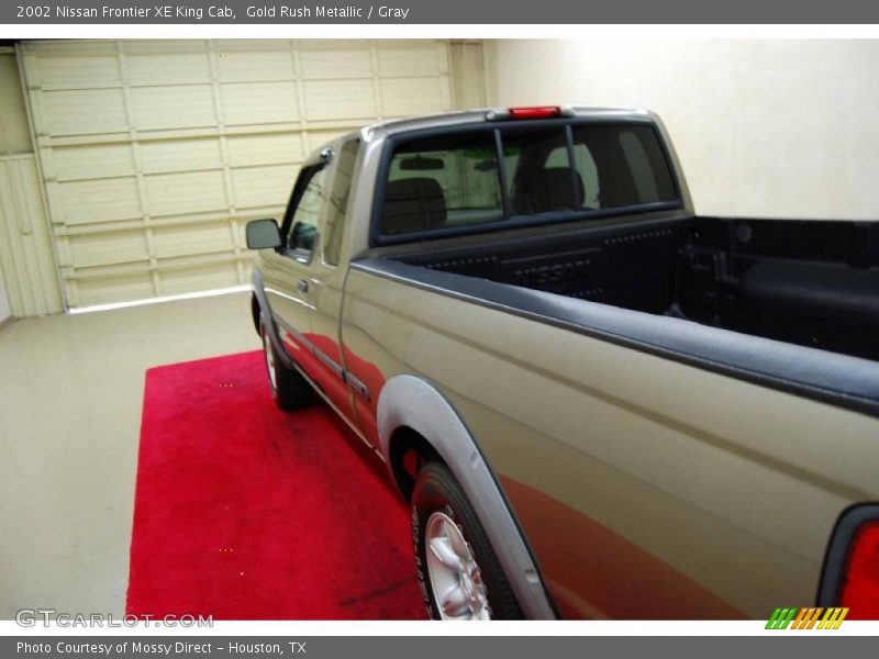 Gold Rush Metallic / Gray 2002 Nissan Frontier XE King Cab