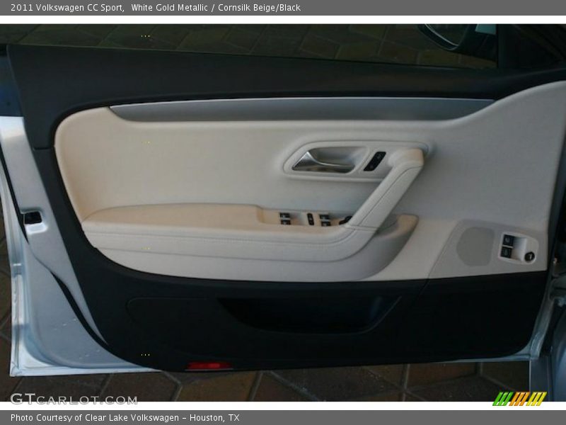 White Gold Metallic / Cornsilk Beige/Black 2011 Volkswagen CC Sport