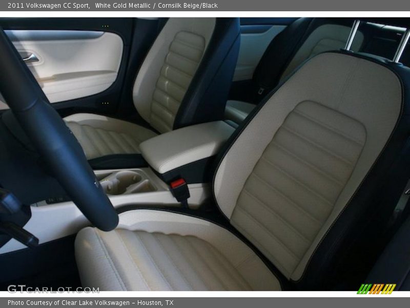 White Gold Metallic / Cornsilk Beige/Black 2011 Volkswagen CC Sport