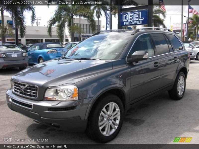 Titanium Gray Metallic / Sovereign Hide 2007 Volvo XC90 V8 AWD
