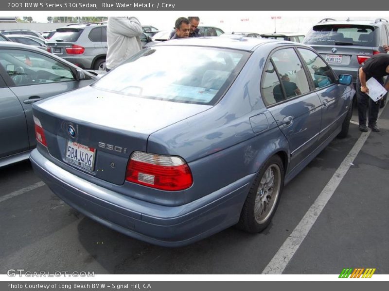 Blue Water Metallic / Grey 2003 BMW 5 Series 530i Sedan