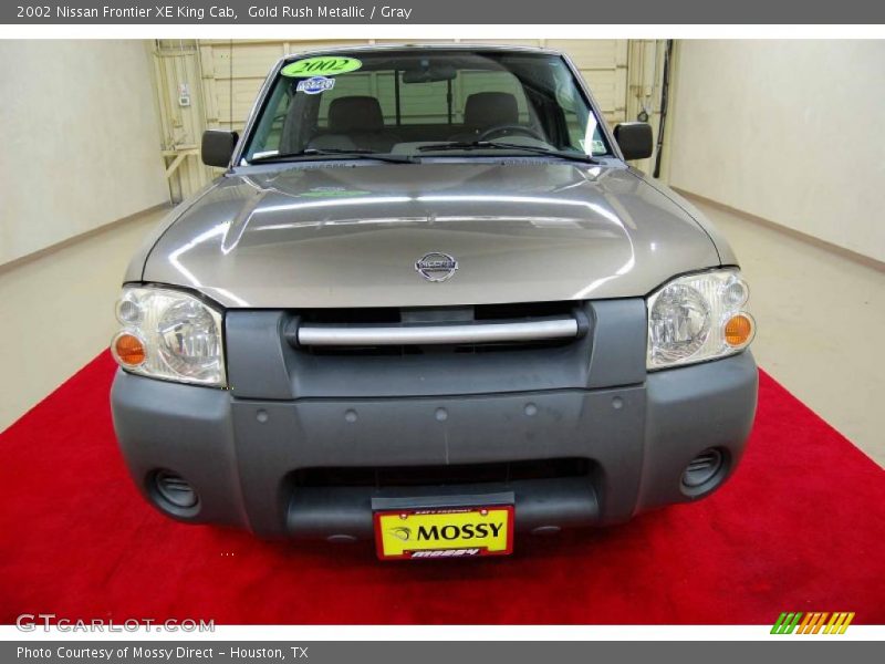 Gold Rush Metallic / Gray 2002 Nissan Frontier XE King Cab