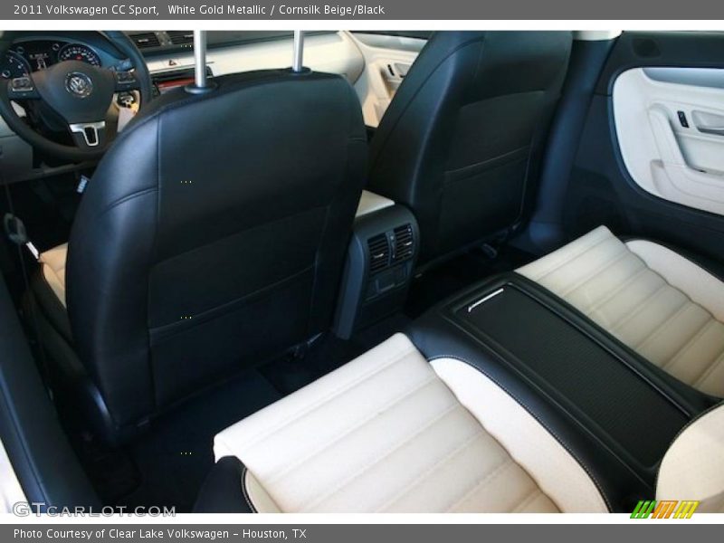 White Gold Metallic / Cornsilk Beige/Black 2011 Volkswagen CC Sport
