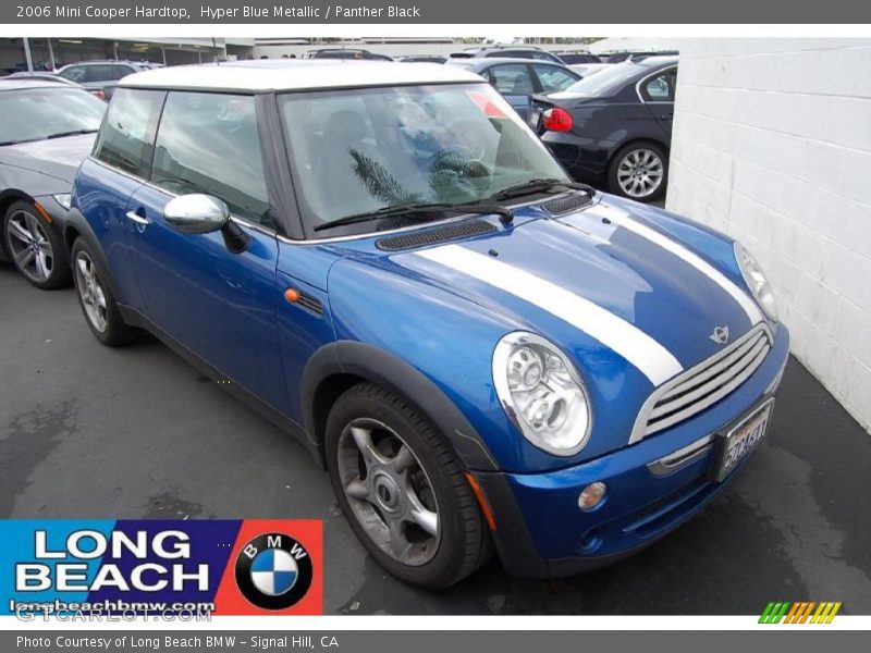 Hyper Blue Metallic / Panther Black 2006 Mini Cooper Hardtop